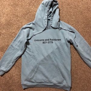 Vetements Unicorn & Rainbow Hoodie